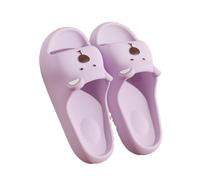 Women's Bath Slippers, Cute Bath Slippers, Soft Slippers, Summer Mules, EVA Super Soft Shower Shoes, Non-Slip Bathing Shoes, Slippers, Beach Shoes, purple, 6 UK