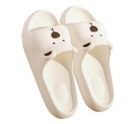 Women's Bathing Slippers, Summer Slippers, Women's Wide Feet Slippers, Non-Slip Bathing Shoes, Lightweight Loving Couple Slippers, Comfortable Slides, Plain Bath Slippers, Cuddly Shower Shoes, House
