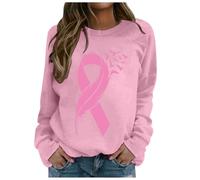 Women's Bathrobe Fluffy Without Fashionable Women's Sweatshirt for Breast Cancer Awareness Month and Comfortable Style, Perfect for Casual and Daily Use. Lightweight Fleece Jacket Women, pink, XXL