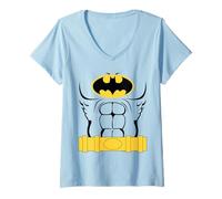 Women's Batman Costume V-Neck T-Shirt