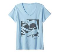 Women's Batman Kanji Square V-Neck T-Shirt