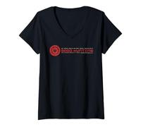 Womens Battlestar Galactica Good Hunting Logo V-Neck T-Shirt