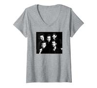 Womens Bazooka Joe Adam Ant Early Rock Band Chris Duffy Photography V-Neck T-Shirt