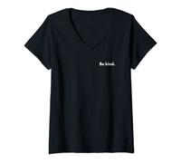 Womens Be kind V-Neck T-Shirt
