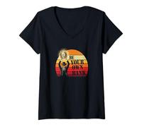 Womens Be Your Own Bank Freedom Sovereignty self Custody Bitcoin V-Neck T-Shirt