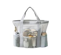 Womens Beach Bag - Mesh Large Capacity Organizer, Pool Tote Bag Toiletry Storage, Breathable Sandproof Construction, Travel Gym Summer Shopping Tote, Outdoor Picnic Swimming Shoulder Pack Mint Green