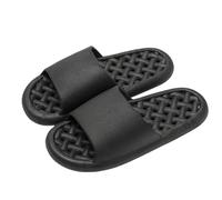 Women's Beach Slippers, Acupressure Massage Slippers, Summer Couples Slippers, Super Soft Bathing Shoes, Flat Bathing Sandals, Quick Drying Shower Shoes, Reflexology Summer Shoes, black, 8 UK