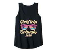 Womens Beach Vacation Sunglasses Girls Trip 2026 Orlando Florida Tank Top