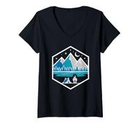 Women's Beautiful National Park Landscapes for the Eager Explorer V-Neck T-Shirt