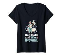 Womens Bed Bath and Way Beyond Relaxation V-Neck T-Shirt