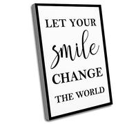 Womens Bedroom Decor,Black Living Room Decor,Mini Office Decor,Let Change The World,Motivational Quote Wall Arts,Gift For Her,Inspirational Quote Wall Art For Girls Room,12x16 Inch UnFramed Wall Art
