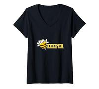 Women's Bee Keeper V-Neck T-Shirt