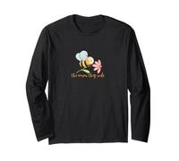 Womens Bee The Reason They Smile Tee. Happy, Cute Graphic Long Sleeve T-Shirt