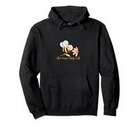 Womens Bee The Reason They Smile Tee. Happy, Cute Graphic Pullover Hoodie