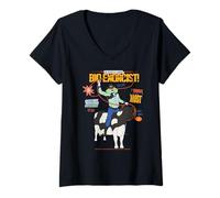 Womens Beetle Juice The Ghost with The Most V-Neck T-Shirt