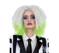 Women's Beetlejuice Black & White Stripe 3 Piece Suit Halloween Fancy Dress