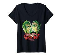Women's Beetlejuice True Love Never Dies V-Neck T-Shirt