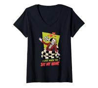Women's Beetlejuice Valentine Sandworm V-Neck T-Shirt