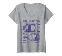 Womens Behind The Blindfold Imagination Flight V-Neck T-Shirt