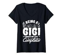 Women's Being a Gigi Makes My Life Charming V-Neck T-Shirt
