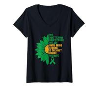 Womens Being Strong is the only option we have V-Neck T-Shirt