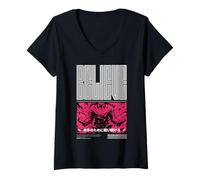 Womens Believe Anime Manga Motivation Art Style V-Neck T-Shirt