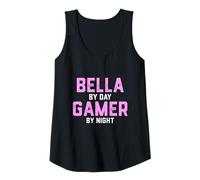 Womens Bella Gamer Halloween Gaming Costume for Girls Named Bella Tank Top