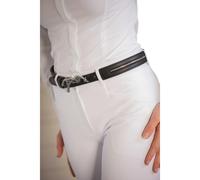Women's belt Pénélope Signature Strass Noir 70 cm