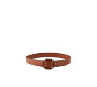 PIECES Pcpilja Women's Leather Jeans Belt FC Noos Belt, Root Beer, 90