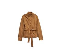 Women's belted coat Salsa Jeans Suede Effect Beige S