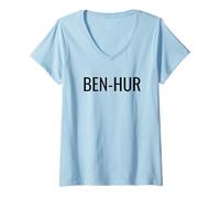 Womens Ben-Hur V-Neck T-Shirt