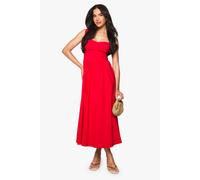 Womens Bengaline Sweetheart Midaxi Dress - Red - 16, Red