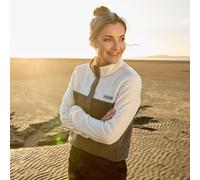 Women's Benton Springs Button-Up Pullover Fleece - White, White S