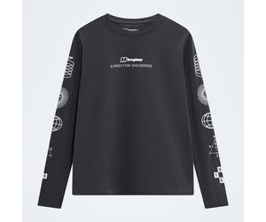 Women's Berghaus Exped Essential Long Sleeve Tee - Archive Black