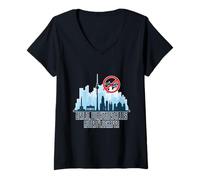 Women's Berlin we can do Everything Except an Airport V-Neck T-Shirt