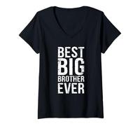 Womens Best Big Brother Ever V-Neck T-Shirt