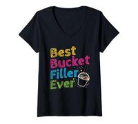 Women's Best. Bucket Filler. Ever. V-Neck T-Shirt
