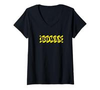 Women's Best Gift for Men Named Rowan Boy Name V-Neck T-Shirt