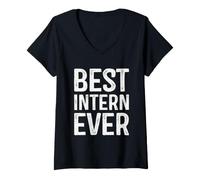 Women's Best Intern Ever V-Neck T-Shirt