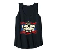 Womens Best Laotian Mom Ever Roots Laos Tank Top