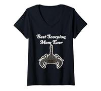 Womens Best Scorpion Mom Ever - Emperor Scorpions V-Neck T-Shirt