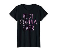 Womens Best Sophia Ever Shirt Funny Personalized First Name Sophia T-Shirt
