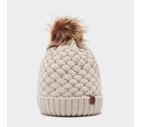 Women's Beth Bobble Hat - Brown, Brown One Size