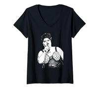 Womens Beth Ditto Live On Stage Gossip By Everard Smith V-Neck T-Shirt