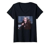 Women's Bette Davis Jezebel All About Eve Actress 1979 V-Neck T-Shirt