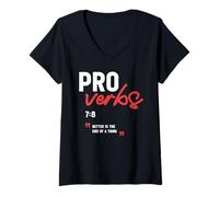 Women's Better is The End of a Thing Proverbs 7:8 Bible Verse V-Neck T-Shirt