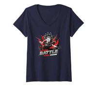 Womens Beyblade X Extreme Battle Robin Kazami Manga V-Neck T-Shirt