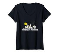 Women's Beyond The City, Into The Wild V-Neck T-Shirt