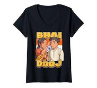 Women's Bhai Dooj India Hindus Celebrate Sibling Being Prosperous V-Neck T-Shirt