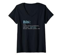 Womens Bibi: Funny Definition Noun - Another Term V-Neck T-Shirt